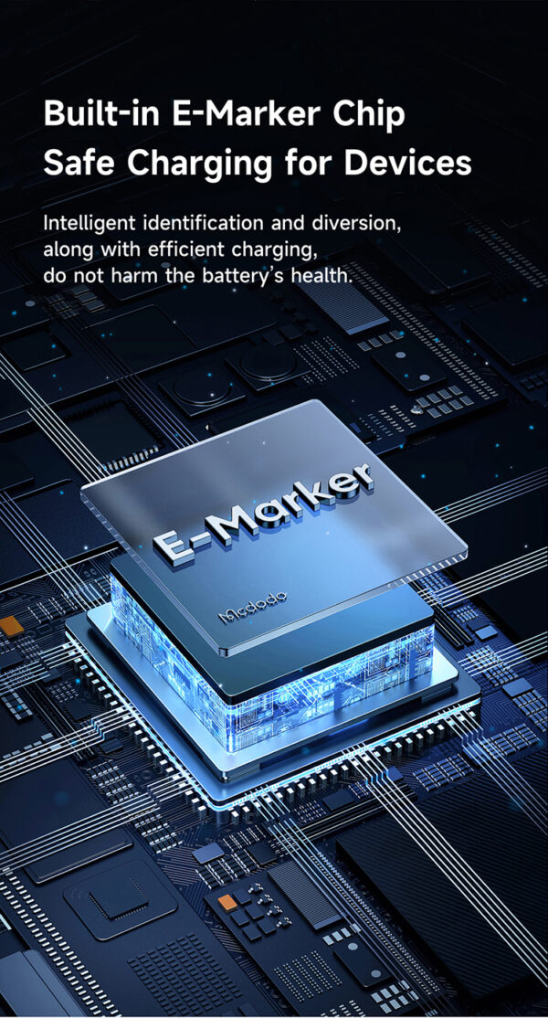 USB-C auf USB-C Ladekabel mit horizontaler LED-Anzeige, 100W Schnellladen, Mcdodo CA-5610
