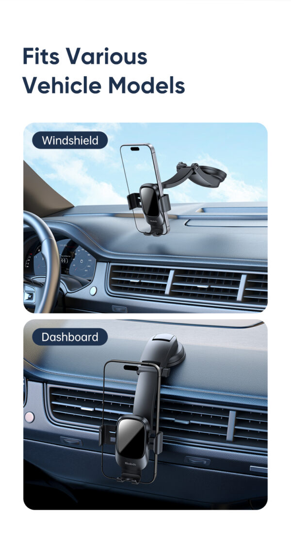 Auto-Handyhalterung – Für Armaturenbrett & Windschutzscheibe – Mcdodo CM-7220