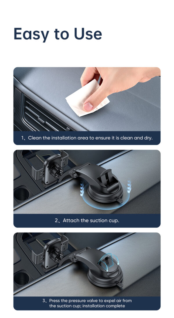 Auto-Handyhalterung – Für Armaturenbrett & Windschutzscheibe – Mcdodo CM-7220
