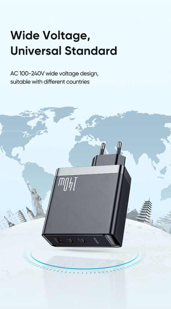 140W GaN5 Pro Schnellladegerät + 1.2m 240W USB-C zu USB-C Kabel – Mcdodo CH-2913