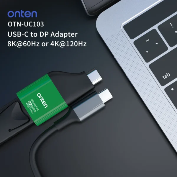 USB-C auf DisplayPort Adapter – 8K@60Hz – Onten OTN-UC103