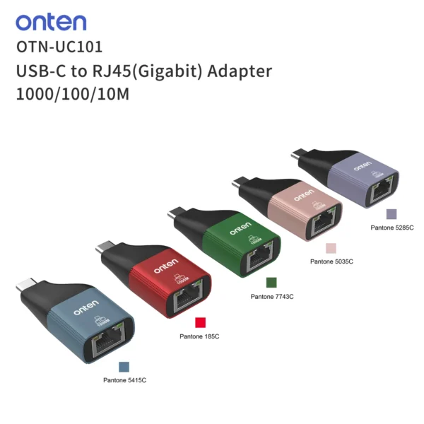 USB-C zu LAN Gigabit Adapter – Onten OTN-UC101