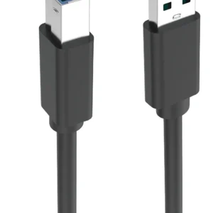 USB 3.0 Druckerkabel mit hoher Übertragungsrate Schwarz, 1,8 m – Onten OTN-US106