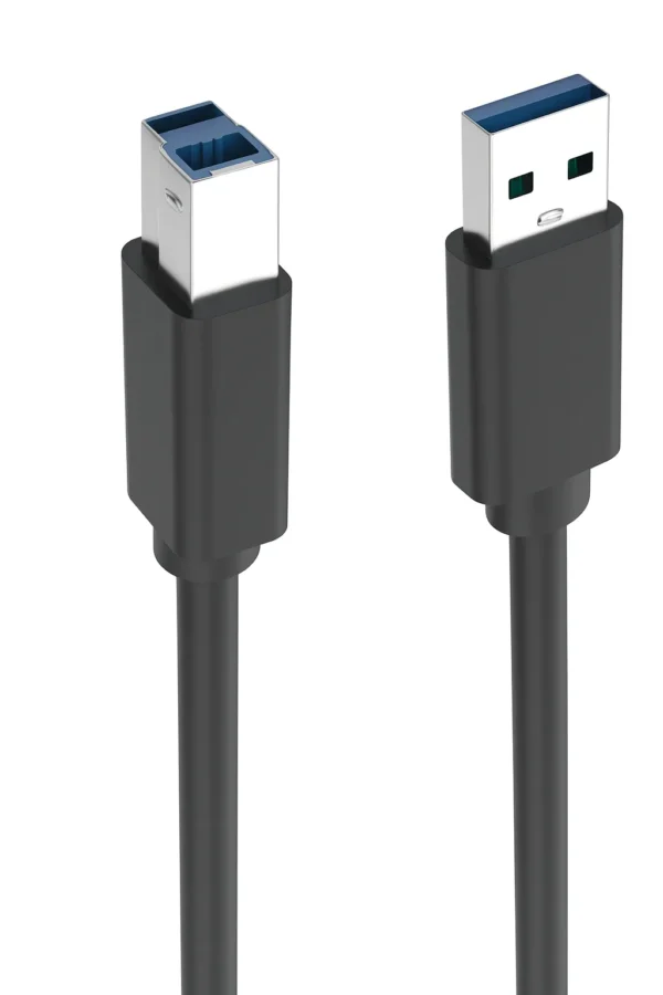 USB 3.0 Druckerkabel mit hoher Übertragungsrate Schwarz, 1,8 m – Onten OTN-US106