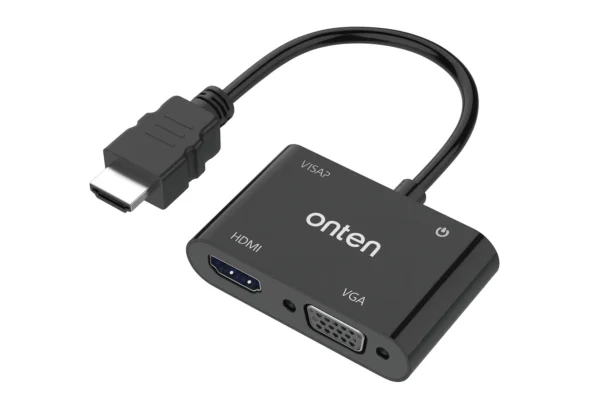 HDMI auf HDMI + VGA + Audio + USB 3.0 Adapter – Onten OTN-5165HV