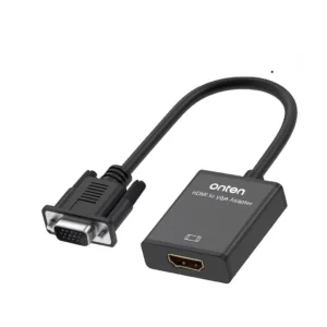 2-in-1 HDMI-zu-VGA-Adapter mit Audio & Strom – Onten OTN-7557A