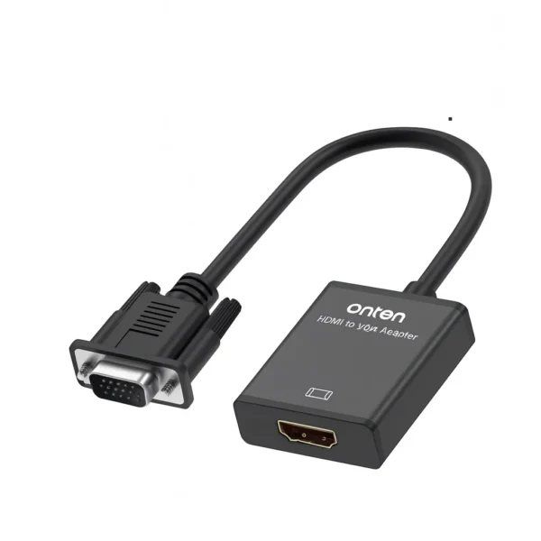 2-in-1 HDMI-zu-VGA-Adapter mit Audio & Strom – Onten OTN-7557A