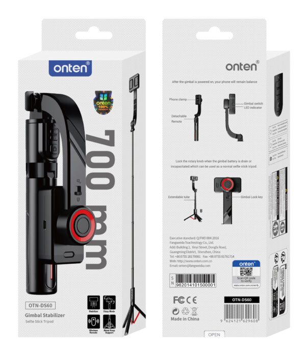 Selfie-Stick mit Stativ & Gimbal – Onten OTN-DS60