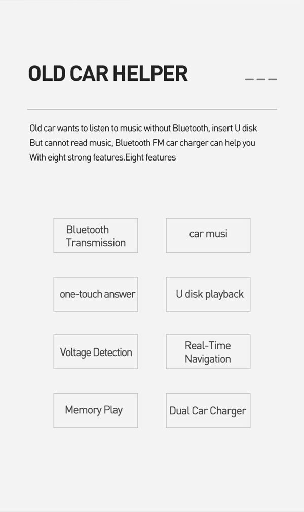 Bluetooth FM Transmitter Auto-Ladegerät – Mcdodo CC-6880