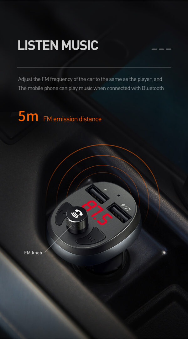 Bluetooth FM Transmitter Auto-Ladegerät – Mcdodo CC-6880