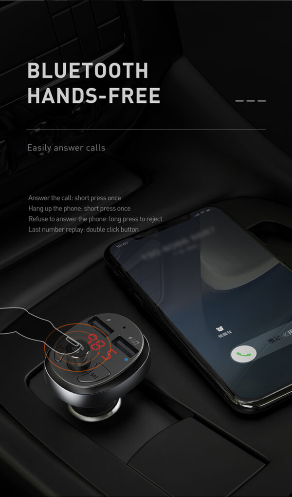 Bluetooth FM Transmitter Auto-Ladegerät – Mcdodo CC-6880