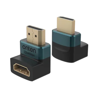 HDMI-Winkeladapter (Stecker zu Buchse, 90° nach unten) – Onten OTN-HD803