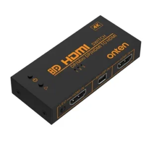 3-in-1 Mini DP / DP / HDMI zu HDMI Switch – Onten OTN-US331