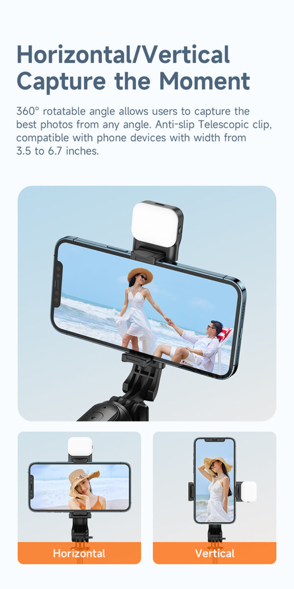 Bluetooth Selfie Stick mit Fülllicht – Mcdodo SS-1781