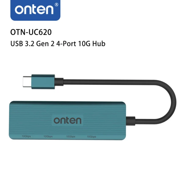 USB-C zu 4-Port USB 3.2 Gen 2 Hub – Onten OTN-UC620