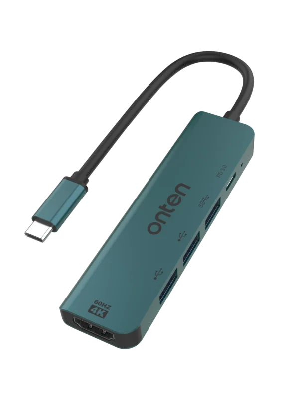 5-in-1 USB-C Multiport Docking Station – Onten OTN-UC907
