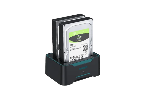 Dual-Bay Dockingstation für externe Festplatten – Onten OTN-UHD6
