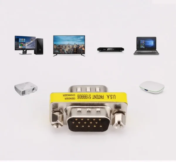 VGA-Stecker-zu-Stecker-Adapter aus Metall – Onten OTN-HD705
