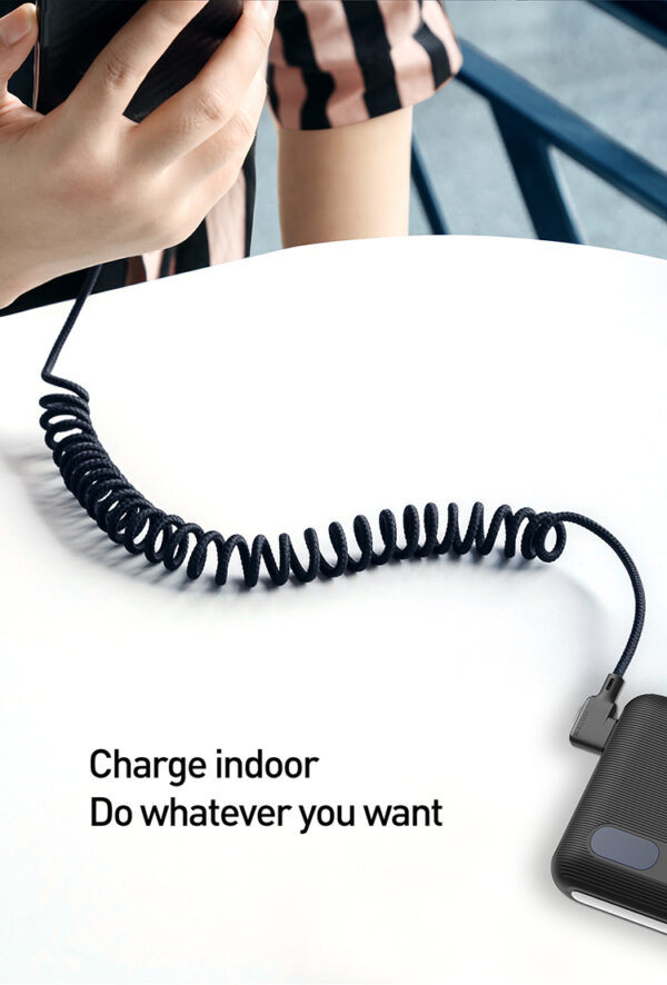 USB-A-zu-Typ-C Spiralkabel 1,8 m – Mcdodo CA-7310