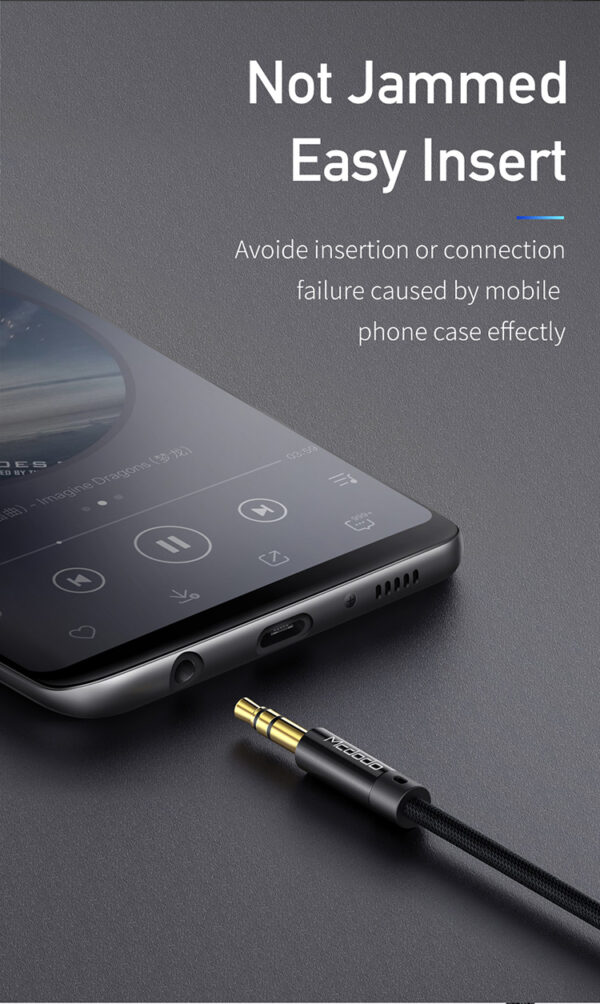 3.5mm AUX Audiokabel mit beidseitigem Stecker 1.2 m - Mcdodo CA-6640