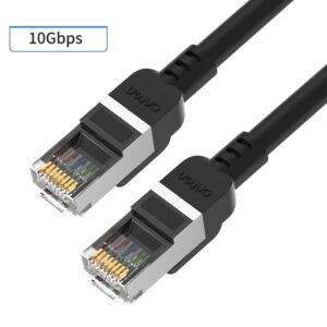 Netzwerkkabel CAT7 mit 10 Gbit/s Geschwindigkeit, Onten OTN-E701 – (Schwarz, verschiedene Längen)