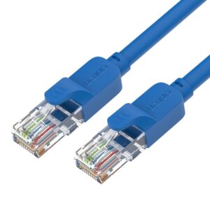 CAT6 Netzwerkkabel mit 1000Mbps Geschwindigkeit, Onten OTN-E601 (Blau, verschiedene Längen)