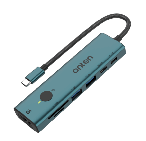 USB-C zu HDMI Docking Station mit Sofort-Screen-Off – Onten OTN-UC127+