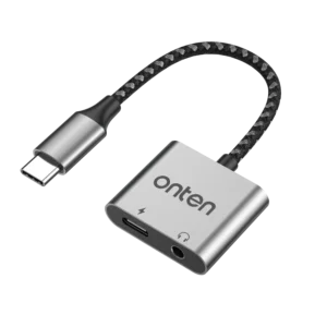 2-in-1 USB-C auf AUX & Schnellladeadapter 30W – Onten OTN-289