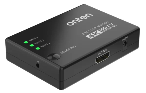 HDMI-Switch – 3 Eingänge zu 1 Ausgang - Onten OTN-CS341