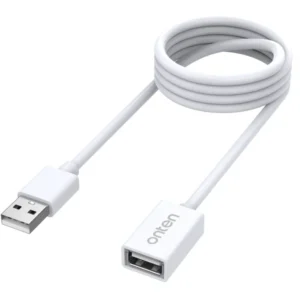 USB-Verlängerungskabel 1,5 m Weiß – Onten OTN-US104