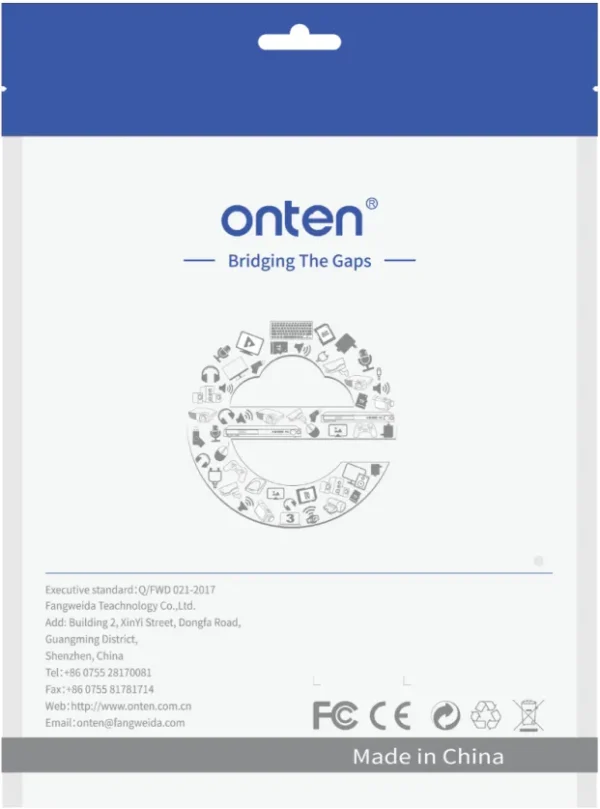 USB-Verlängerungskabel 1,5 m Weiß – Onten OTN-US104