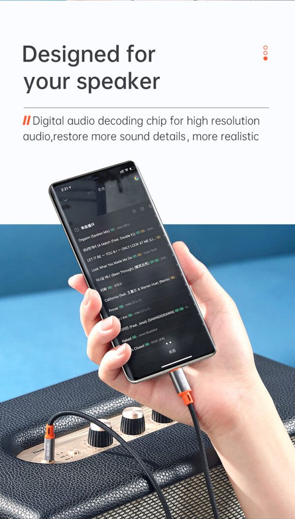 USB-C auf 3,5mm AUX Audiokabel 1,2 m - Mcdodo CA-0820
