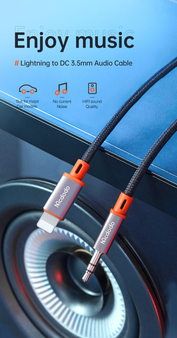 Audio-Kabel Lightning zu 3.5mm 1.2m – Mcdodo CA-0780