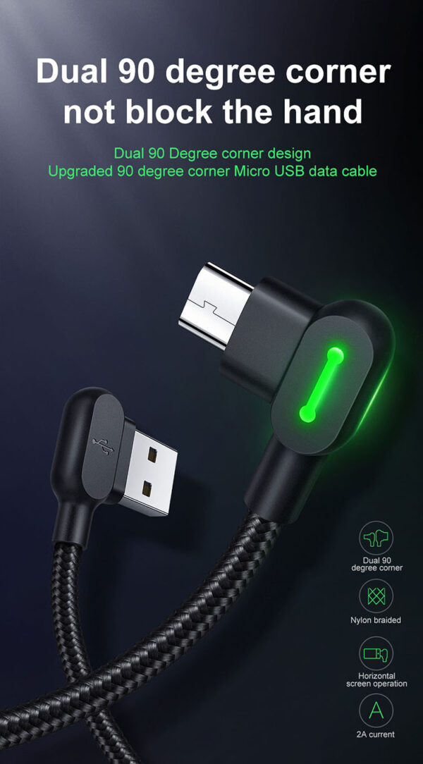 Micro-USB Ladekabel mit 90° Winkel – 1,8 m - Mcdodo CA-5772