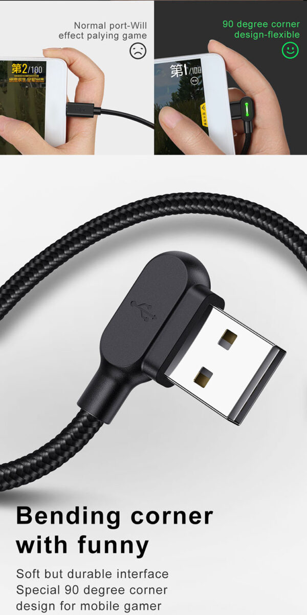 Micro-USB Ladekabel mit 90° Winkel – 1,8 m - Mcdodo CA-5772