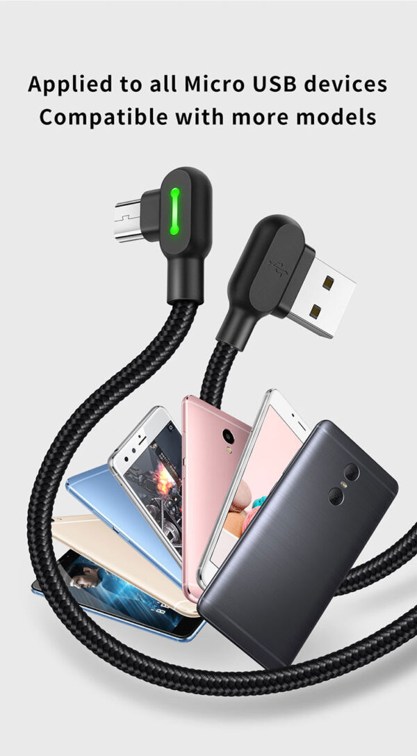 Micro-USB Ladekabel mit 90° Winkel – 1,8 m - Mcdodo CA-5772