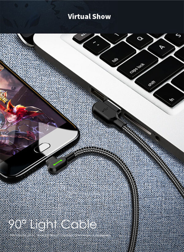 USB-A to Type-C 90° Fast Charging Cable 1.8m – Mcdodo CA-5282