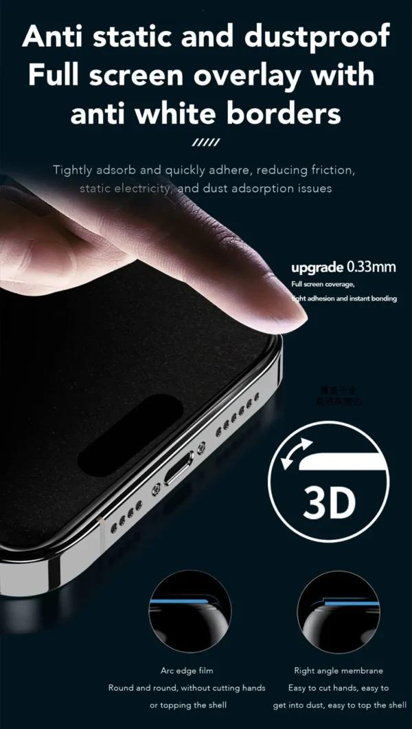 Privacy Schutzglas – 360° Sichtschutz für dein iPhone
