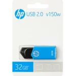 HP v150w USB-Stick mit 32GB, USB 2.0, Originalqualität und 1 Jahr Garantie. Optional mit Type-C-Adapter für Smartphone/Tablet. Vor-Ort- und Online-Verkauf in Wien.